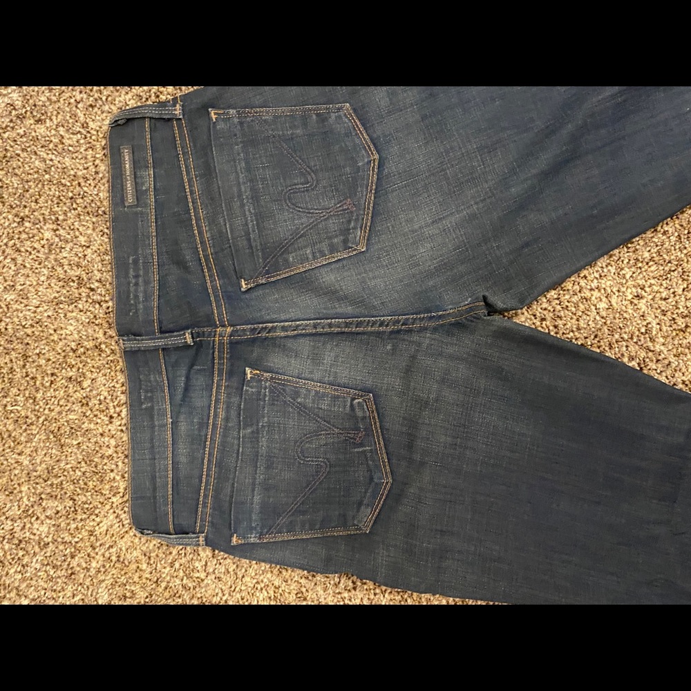 Citizen bootcut dark jeans
